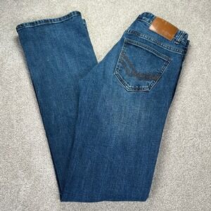 Tin Haul Mens Blue Bootcut Denim Jeans Medium Wash 30XL